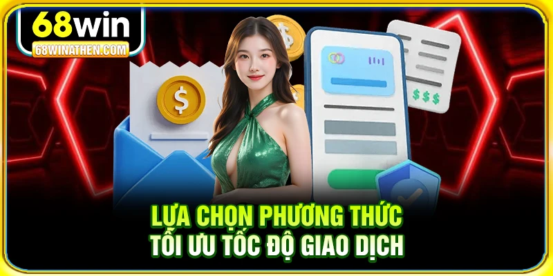 Lựa chọn phương thức tối ưu tốc độ giao dịch